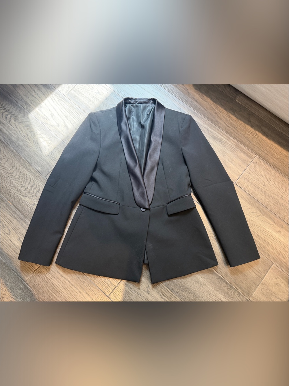 Black Satin Lapel tuxedo
